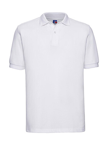 Russell Europe Hardwearing Polo - up to 4XL, White, XS bedrucken, Art.-Nr. 599000002