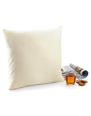 Westford Mill Fairtrade Cotton Canvas Cushion Cover, Natural, 30x50cm (S) bedrucken, Art.-Nr. 633280081