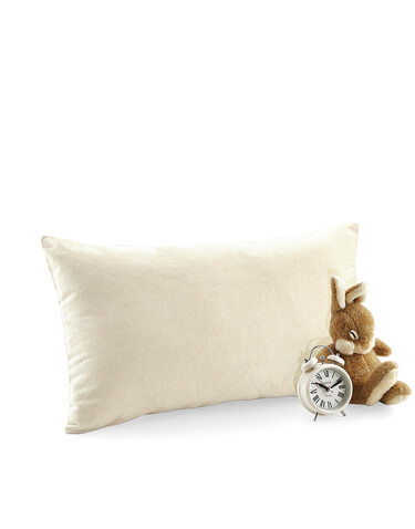 Westford Mill Fairtrade Cotton Canvas Cushion Cover, Natural, 30x50cm (S) bedrucken, Art.-Nr. 633280081