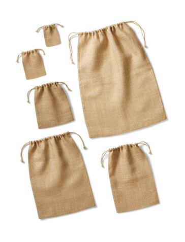 Westford Mill Jute Stuff Bag, Natural, 2XS bedrucken, Art.-Nr. 634280081 Westford Mill Jute Stuff Bag, Natural, 2XS bedrucken, Art.-Nr. 634280081