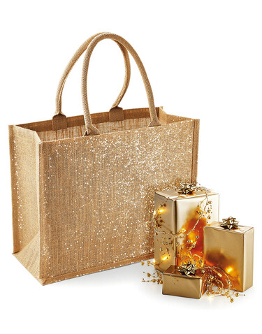 Westford Mill Shimmer Jute Shopper, Natural/Gold, One Size bedrucken, Art.-Nr. 637280160 Westford Mill Shimmer Jute Shopper, Natural/Gold, One Size bedrucken, Art.-Nr. 637280160