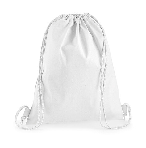Westford Mill Premium Cotton Gymsac, White, One Size bedrucken, Art.-Nr. 647280000 Westford Mill Premium Cotton Gymsac, White, One Size bedrucken, Art.-Nr. 647280000