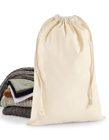 Westford Mill Premium Cotton Stuff Bag, Natural, XS bedrucken, Art.-Nr. 648280082 Westford Mill Premium Cotton Stuff Bag, Natural, XS bedrucken, Art.-Nr. 648280082