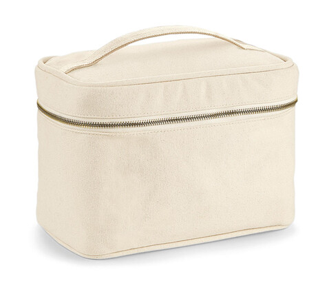 Westford Mill Canvas Vanity Case, Natural, One Size bedrucken, Art.-Nr. 655280080
