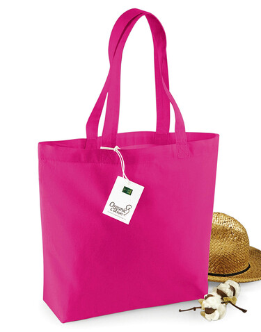 Westford Mill Organic Cotton Shopper, White, One Size bedrucken, Art.-Nr. 695280000
