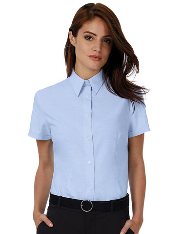 B & C Oxford SSL/women Shirt, White, XS bedrucken, Art.-Nr. 711420002 B & C Oxford SSL/women Shirt, White, XS bedrucken, Art.-Nr. 711420002