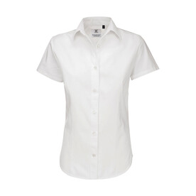 B &amp;amp; C Sharp SSL/women Twill Shirt, White, 3XL bedrucken, Art.-Nr. 719420008