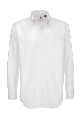 B & C Oxford LSL/men Shirt, White, S bedrucken, Art.-Nr. 720420003 B & C Oxford LSL/men Shirt, White, S bedrucken, Art.-Nr. 720420003