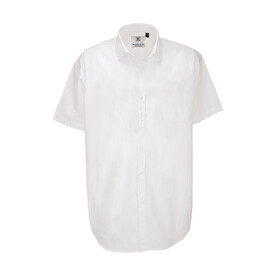B &amp;amp; C Heritage SSL/men Poplin Shirt, White, L bedrucken, Art.-Nr. 725420005