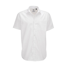 B &amp;amp; C Smart SSL/men Poplin Shirt, White, S bedrucken, Art.-Nr. 727420003