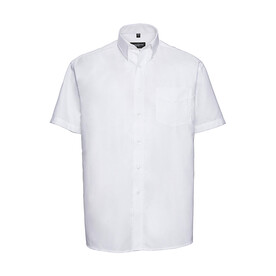Russell Europe Oxford Shirt, White, S bedrucken, Art.-Nr. 731000001