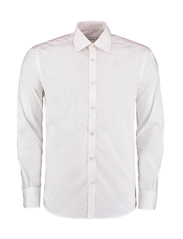 Kustom Kit Slim Fit Business Shirt LS, White, S bedrucken, Art.-Nr. 798110001 Kustom Kit Slim Fit Business Shirt LS, White, S bedrucken, Art.-Nr. 798110001