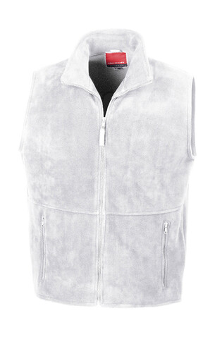 Result Fleece Bodywarmer, White, XS bedrucken, Art.-Nr. 864330002