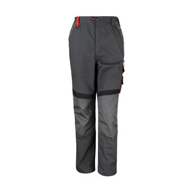 Result Work-Guard Technical Trouser, Grey/Black, XS bedrucken, Art.-Nr. 910331481