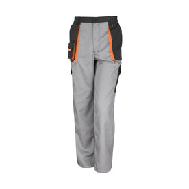 Result LITE Trouser, Grey/Black/Orange, XS bedrucken, Art.-Nr. 918331821