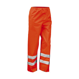 Result High Profile Rain Trousers, Fluorescent Orange, S/M bedrucken, Art.-Nr. 922334054