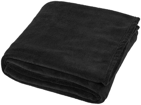 Bay Plaid-Decke aus extraweichem Coral-Fleece, schwarz bedrucken, Art.-Nr. 11281000 Bay Plaid-Decke aus extraweichem Coral-Fleece, schwarz bedrucken, Art.-Nr. 11281000