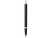 IM Kugelschreiber, schwarz, gold bedrucken, Art.-Nr. 10702101