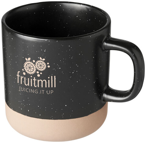 Pascal 360 ml Keramikbecher, schwarz bedrucken, Art.-Nr. 10054000