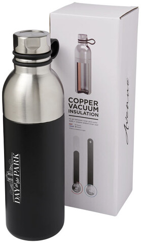 Koln 590 ml Kupfer-Vakuum Isolierflasche, schwarz bedrucken, Art.-Nr. 10058800