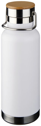 Thor 480 ml Kupfer-Vakuum Isolierflasche, weiss bedrucken, Art.-Nr. 10059402 Thor 480 ml Kupfer-Vakuum Isolierflasche, weiss bedrucken, Art.-Nr. 10059402