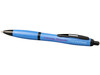 Nash Kugelschreiber aus Weizenstroh mit schwarzer Spitze, royalblau bedrucken, Art.-Nr. 10738302