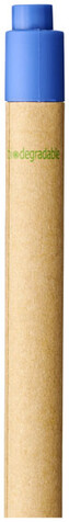Berk Kugelschreiber aus recyceltem Karton und Mais (schwarze Mine), blau bedrucken, Art.-Nr. 10738401 Berk Kugelschreiber aus recyceltem Karton und Mais (schwarze Mine), blau bedrucken, Art.-Nr. 10738401