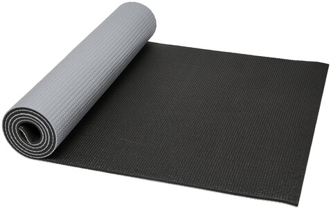 Babaji Yogamatte, grau, schwarz bedrucken, Art.-Nr. 12617401