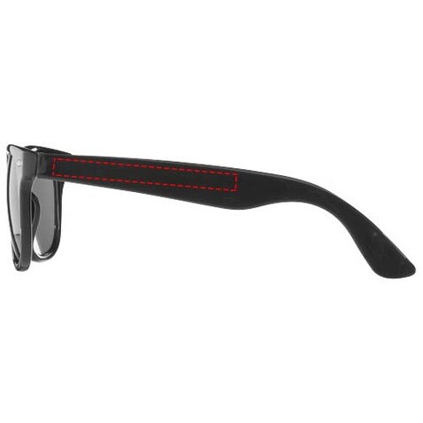 Sun Ray Sonnenbrille, schwarz bedrucken, Art.-Nr. 10034500