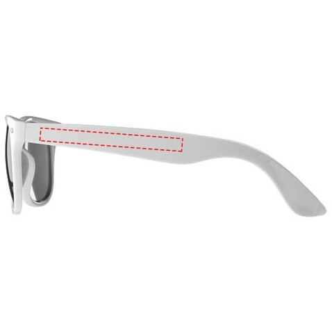 Sun Ray Sonnenbrille, weiss bedrucken, Art.-Nr. 10034503 Sun Ray Sonnenbrille, weiss bedrucken, Art.-Nr. 10034503