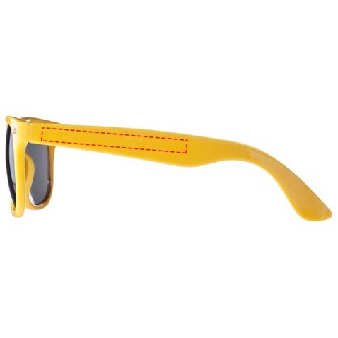 Sun Ray Sonnenbrille, gelb bedrucken, Art.-Nr. 10034506 Sun Ray Sonnenbrille, gelb bedrucken, Art.-Nr. 10034506