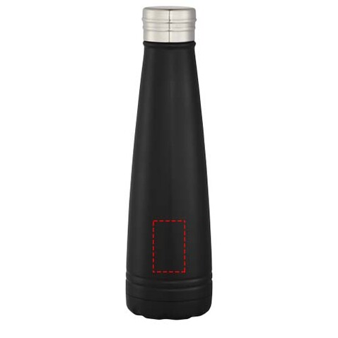 Duke 500 ml Kupfer-Vakuum Isolierflasche, schwarz bedrucken, Art.-Nr. 10046100