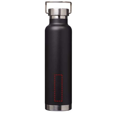 Thor 650 ml Kupfer-Vakuum Isoliersportflasche, schwarz bedrucken, Art.-Nr. 10048800 Thor 650 ml Kupfer-Vakuum Isoliersportflasche, schwarz bedrucken, Art.-Nr. 10048800