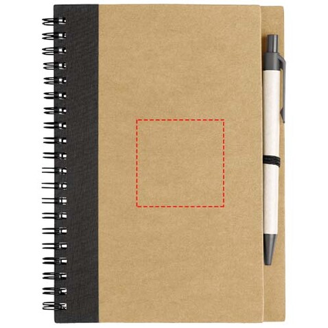 Priestly A6 Recycling Notizbuch mit Stift, natur, schwarz bedrucken, Art.-Nr. 10626801 Priestly A6 Recycling Notizbuch mit Stift, natur, schwarz bedrucken, Art.-Nr. 10626801