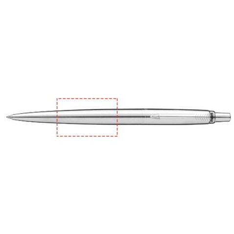 Parker Jotter Kugelschreiber (schwarze Mine), stahl bedrucken, Art.-Nr. 10647600 Parker Jotter Kugelschreiber (schwarze Mine), stahl bedrucken, Art.-Nr. 10647600