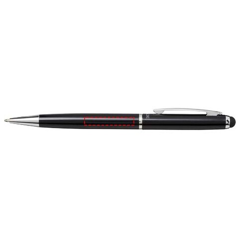 Lento Stylus Kugelschreiber (schwarze Mine), schwarz bedrucken, Art.-Nr. 10713000 Lento Stylus Kugelschreiber (schwarze Mine), schwarz bedrucken, Art.-Nr. 10713000
