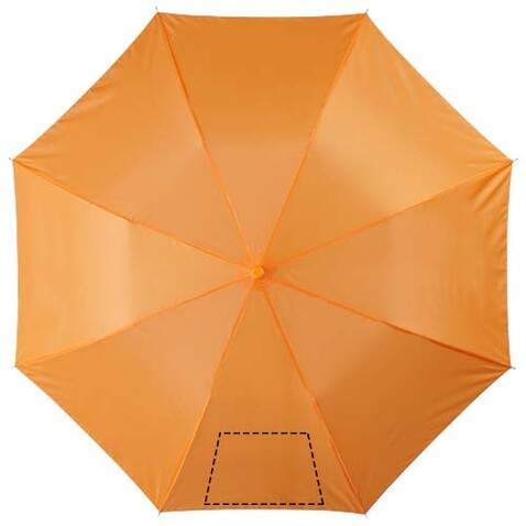 Oho 20" Kompaktregenschirm, orange bedrucken, Art.-Nr. 10905802 Oho 20" Kompaktregenschirm, orange bedrucken, Art.-Nr. 10905802