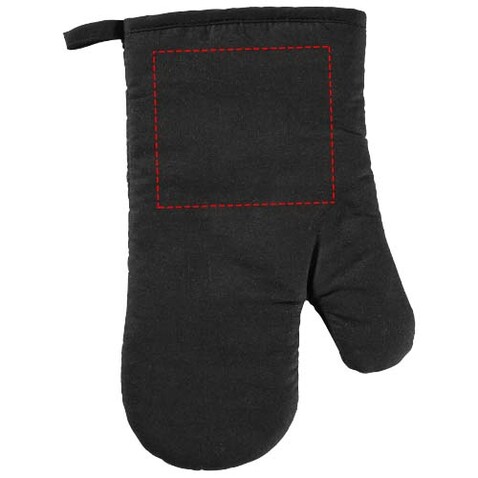 Zander Ofenhandschuh, schwarz bedrucken, Art.-Nr. 11260600 Zander Ofenhandschuh, schwarz bedrucken, Art.-Nr. 11260600