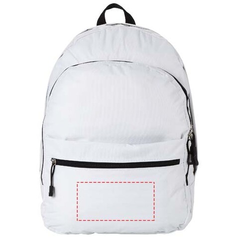 Trend Rucksack 17L, weiss bedrucken, Art.-Nr. 11938600