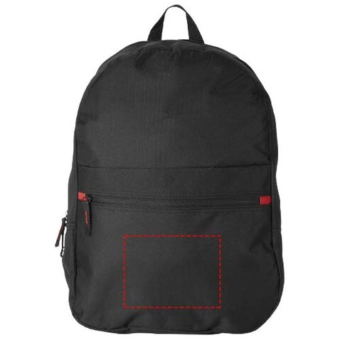 Vancouver Rucksack 23L, schwarz bedrucken, Art.-Nr. 11942800