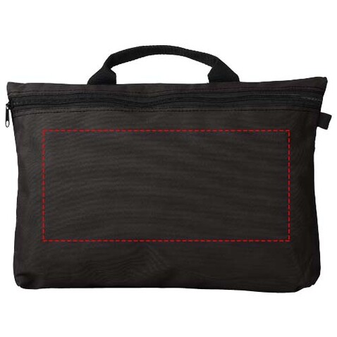 Orlando Konferenztasche 3L, schwarz bedrucken, Art.-Nr. 11943400