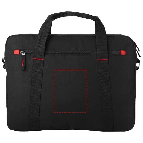 Vancouver 15,4" Laptop-Konferenztasche 6L, schwarz, rot bedrucken, Art.-Nr. 11964400 Vancouver 15,4" Laptop-Konferenztasche 6L, schwarz, rot bedrucken, Art.-Nr. 11964400