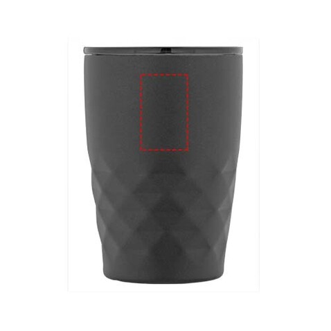 Geo 350 ml Kupfer-Vakuum Isolierbecher, schwarz bedrucken, Art.-Nr. 10045500 Geo 350 ml Kupfer-Vakuum Isolierbecher, schwarz bedrucken, Art.-Nr. 10045500