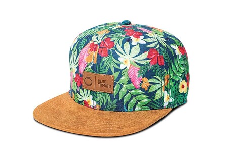 Allover Print Snapback Cap - inkl. Lederpatch bedrucken, Art.-Nr. L6003