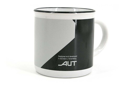 Enamel Mug 300ml white - Keramik bedrucken, Art.-Nr. L8023