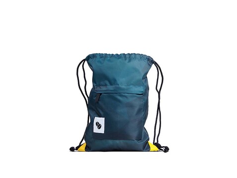 Turnbeutel RPET Polyester 420D - inkl. Frontpocket mit Zipper bedrucken, Art.-Nr. L2005