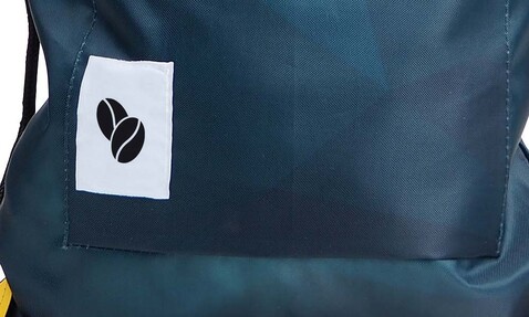 Turnbeutel RPET Polyester 420D - inkl. Frontpocket mit Zipper bedrucken, Art.-Nr. L2005