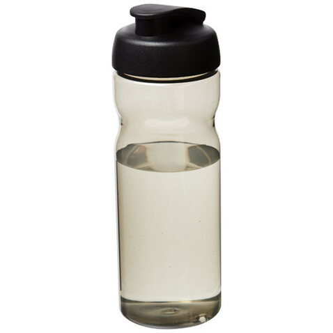 H2O Active® Eco Base 650 ml Sportflasche mit Klappdeckel, charcoal, schwarz bedrucken, Art.-Nr. 21009700 H2O Active® Eco Base 650 ml Sportflasche mit Klappdeckel, charcoal, schwarz bedrucken, Art.-Nr. 21009700
