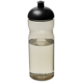 H2O Active® Eco Base 650 ml Sportflasche mit Stülpdeckel, charcoal, schwarz bedrucken, Art.-Nr. 21009800