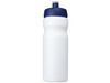 Baseline® Plus 650 ml Sportflasche, weiss, blau bedrucken, Art.-Nr. 21068402